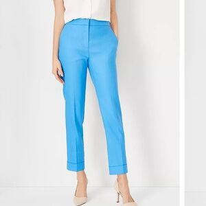 Ann Taylor the high rise Eva ankle pant In linen blend